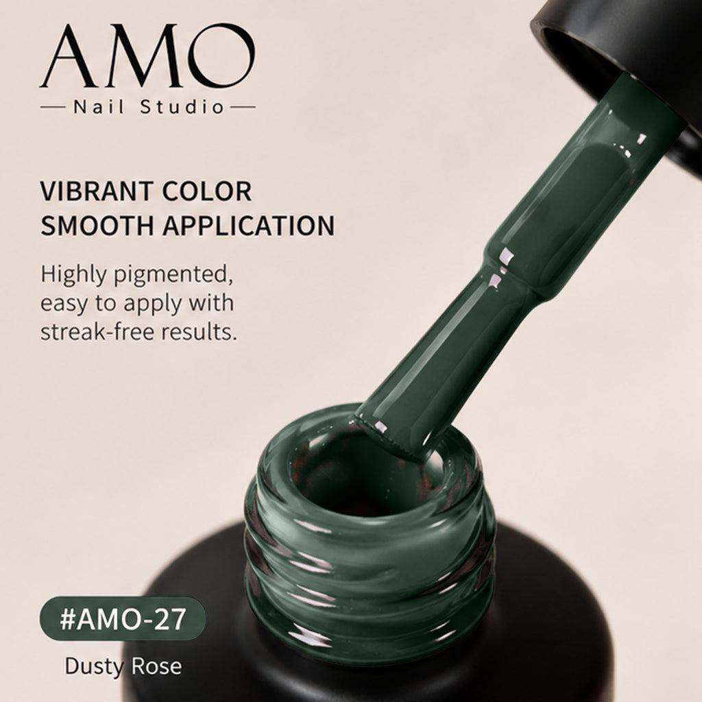AMO NAIL STUDIO Solid Color Gel Nail Polish