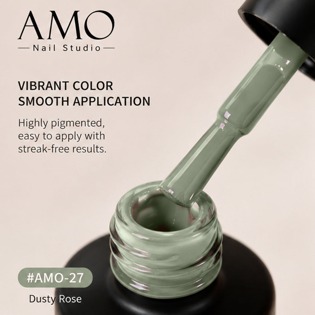 AMO NAIL STUDIO Solid Color Gel Nail Polish