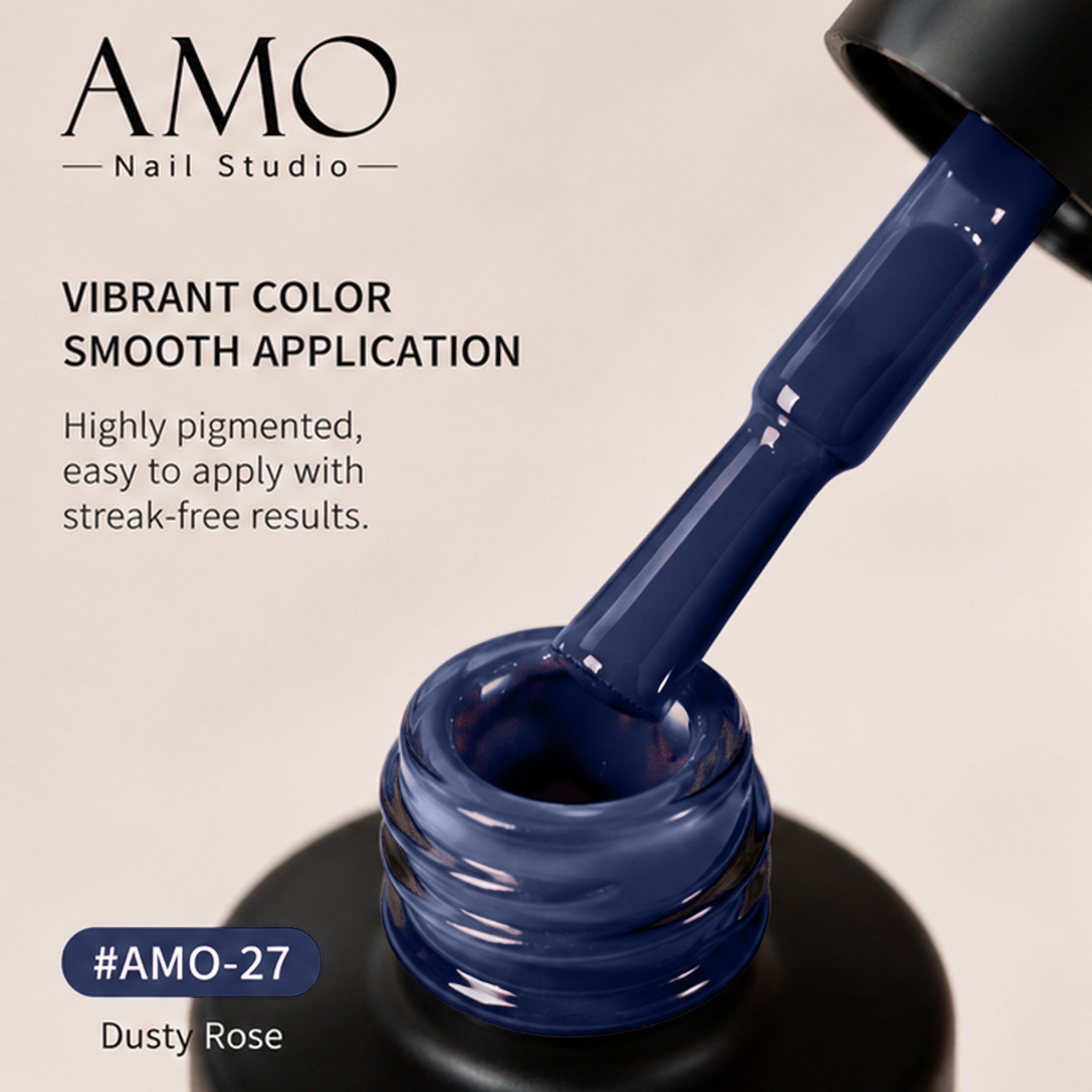 AMO NAIL STUDIO Solid Color Gel Nail Polish