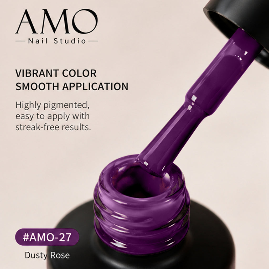 AMO NAIL STUDIO Solid Color Gel Nail Polish