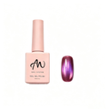 AMO Cat Eye Magnetic UV Gel Polish |Rose Pink Shimmer Glossy Nail Art Gel for Salon & Home Use
