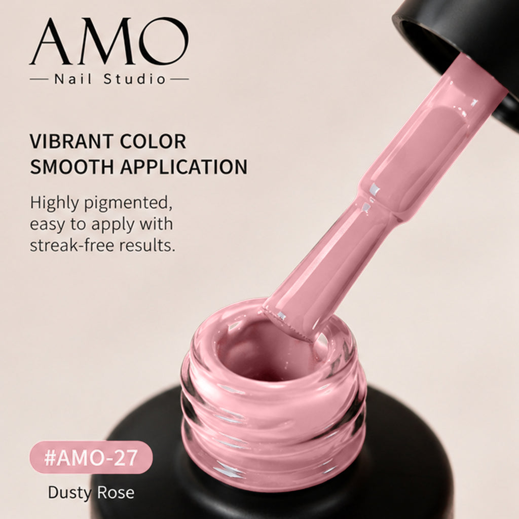 AMO NAIL STUDIO Solid Color Gel Nail Polish