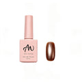 AMO Cat Eye Magnetic UV Gel Polish | Brown Color Shimmer Glossy Nail Art Gel for Salon & Home Use
