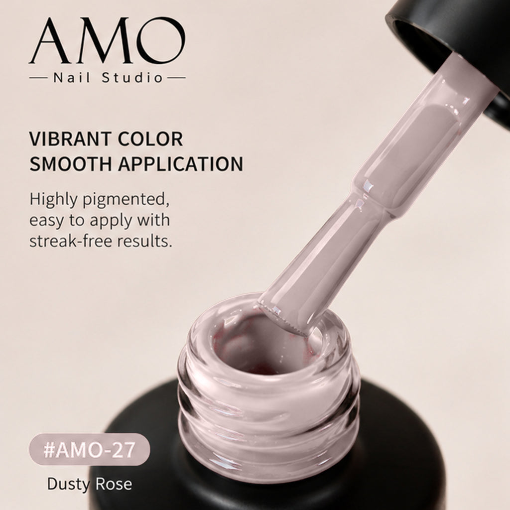AMO NAIL STUDIO Solid Color Gel Nail Polish