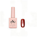 AMO Cat Eye Magnetic UV Gel Polish | Cherry Red Color Shimmer Glossy Nail Art Gel for Salon & Home Use