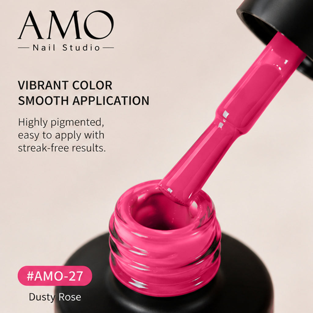 AMO NAIL STUDIO Solid Color Gel Nail Polish