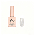 AMO NAIL STUDIO Crushed Diamond Glitter Gel Nail Polish- White Color
