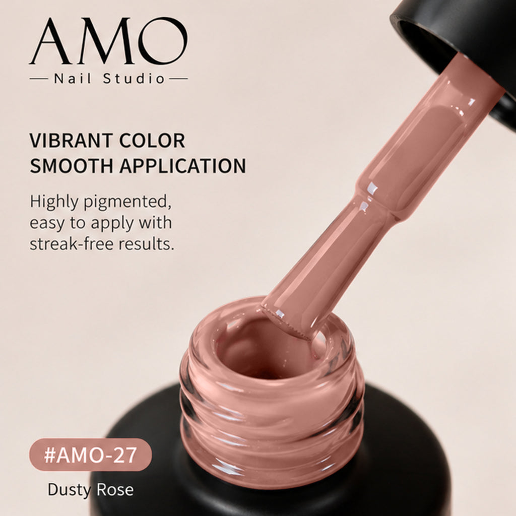 AMO NAIL STUDIO Solid Color Gel Nail Polish