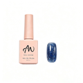 AMO NAIL STUDIO Crushed Diamond Glitter Gel Nail Polish- Blue Color