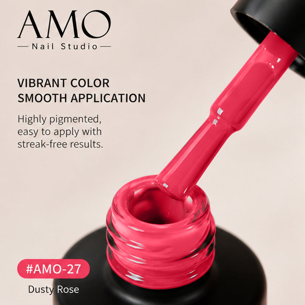 AMO NAIL STUDIO Solid Color Gel Nail Polish