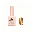 AMO Cat Eye Magnetic UV Gel Polish | Rich gold Color Shimmer Glossy Nail Art Gel for Salon & Home Use