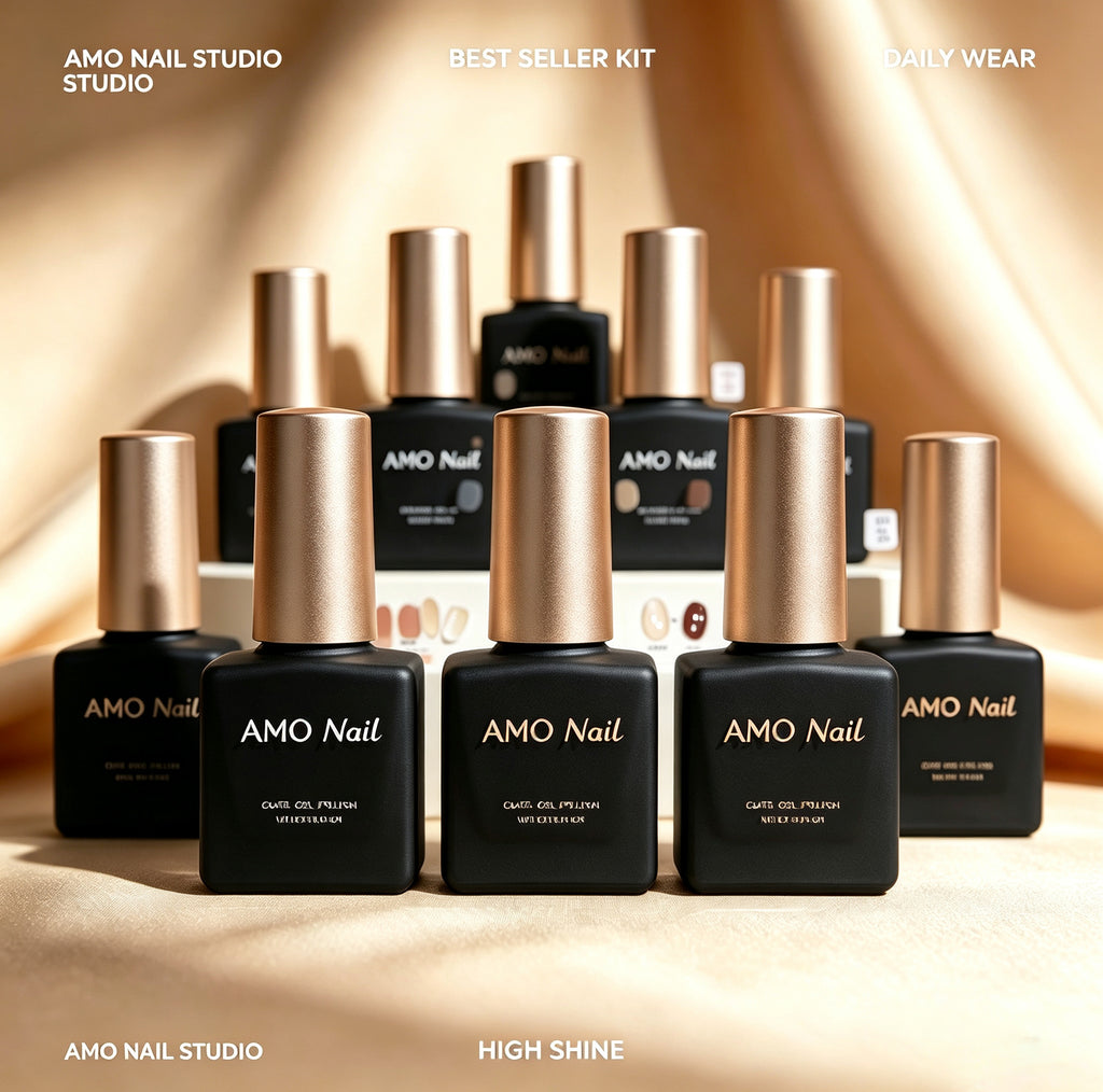 AMO NAIL STUDIO Solid Color Gel Nail Polish