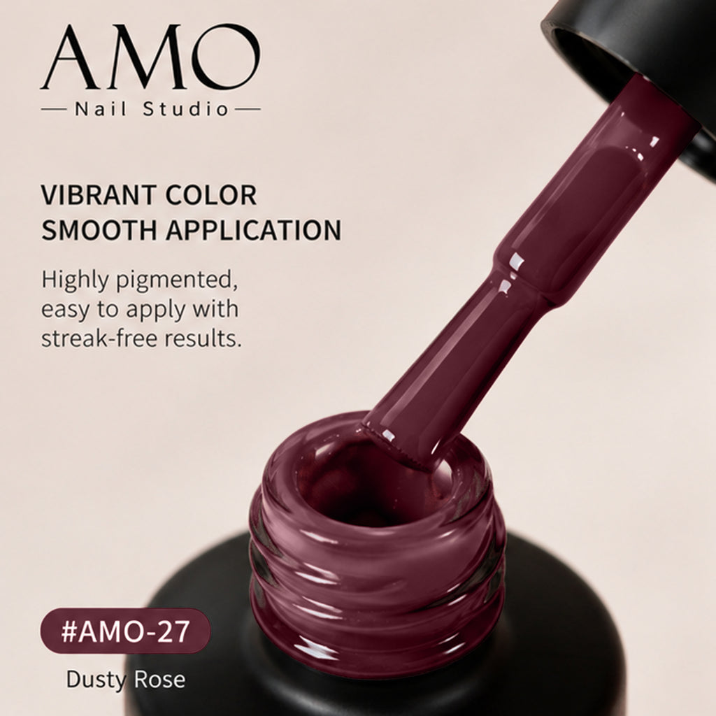 AMO NAIL STUDIO Solid Color Gel Nail Polish